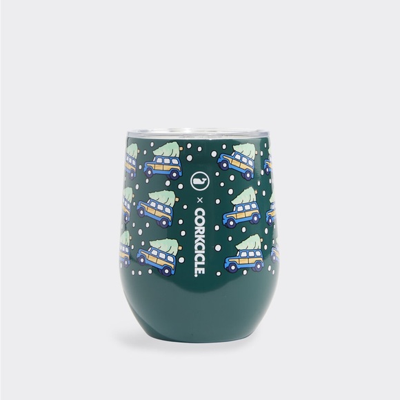 Woody & Tree Corkcicle 12 oz Stemless Drinkware. - Picture 1 of 5